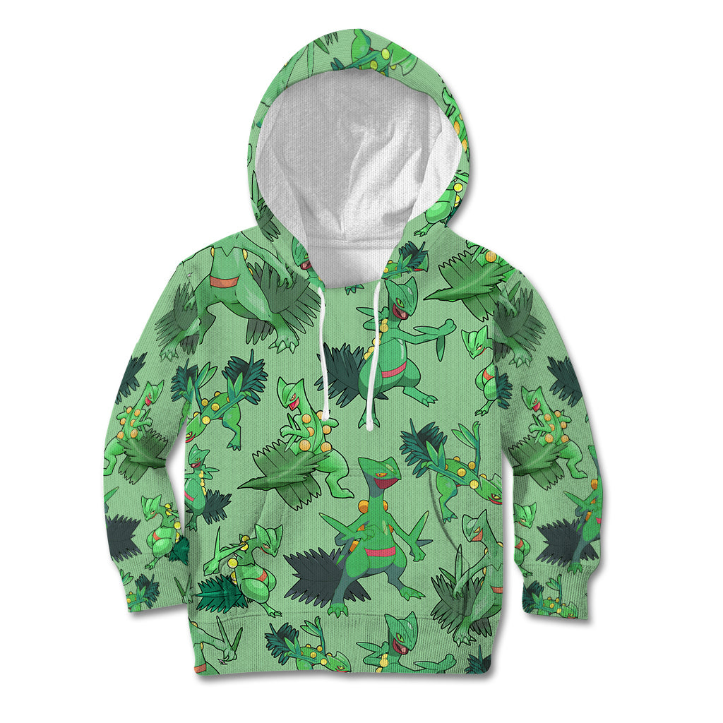 Sceptile Pattern Style Kid Hoodie
