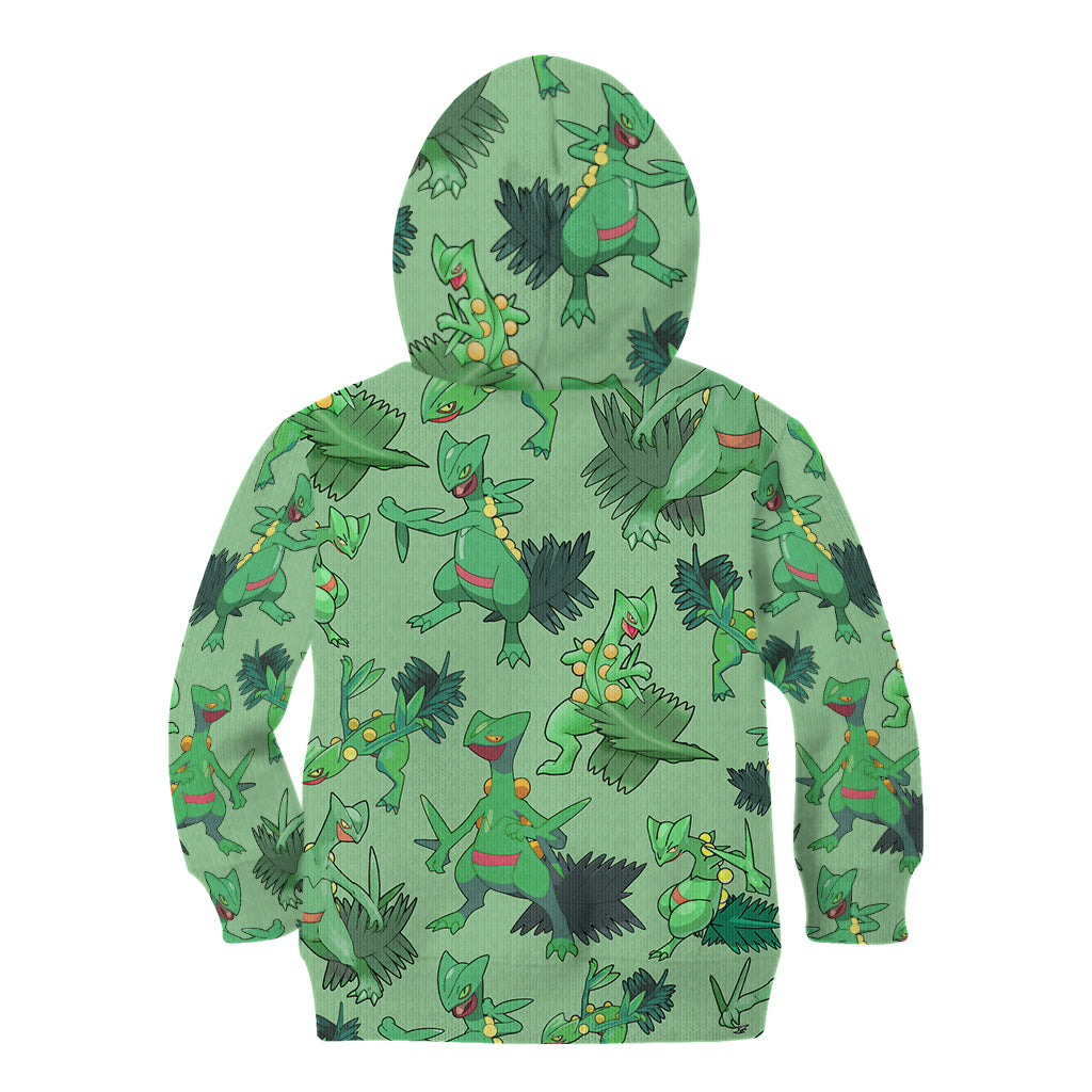 Sceptile Pattern Style Kid Hoodie