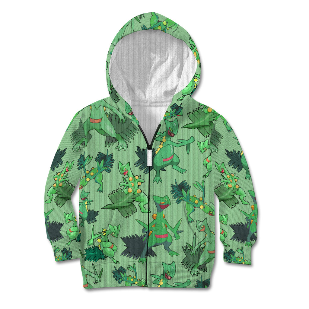 Sceptile Pattern Style Kid Hoodie