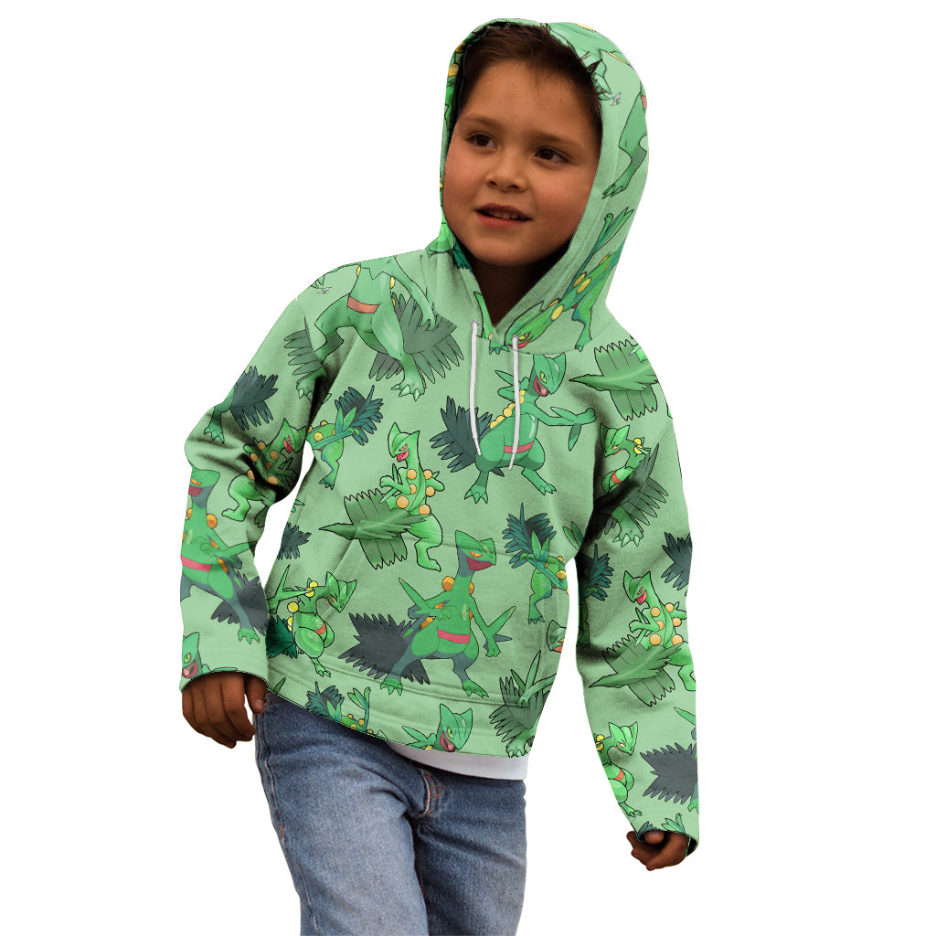 Sceptile Pattern Style Kid Hoodie