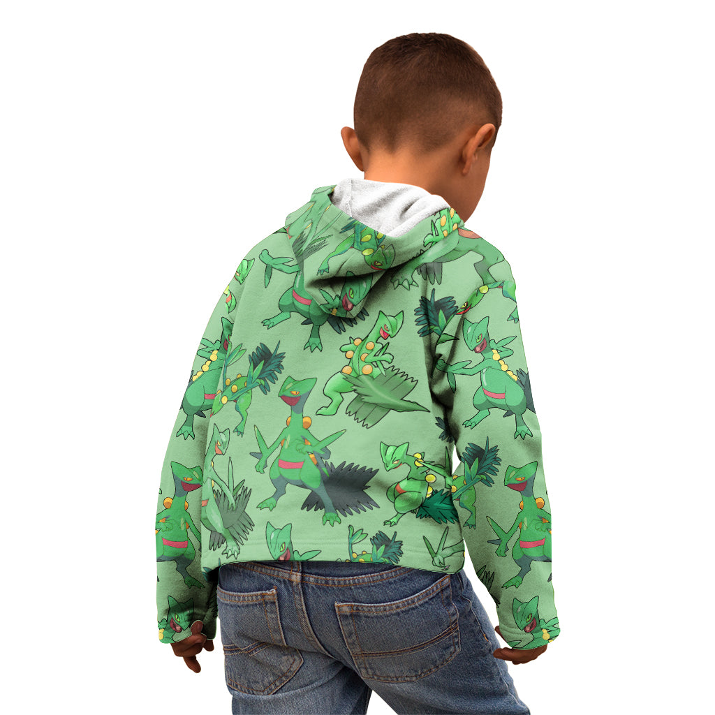 Sceptile Pattern Style Kid Hoodie