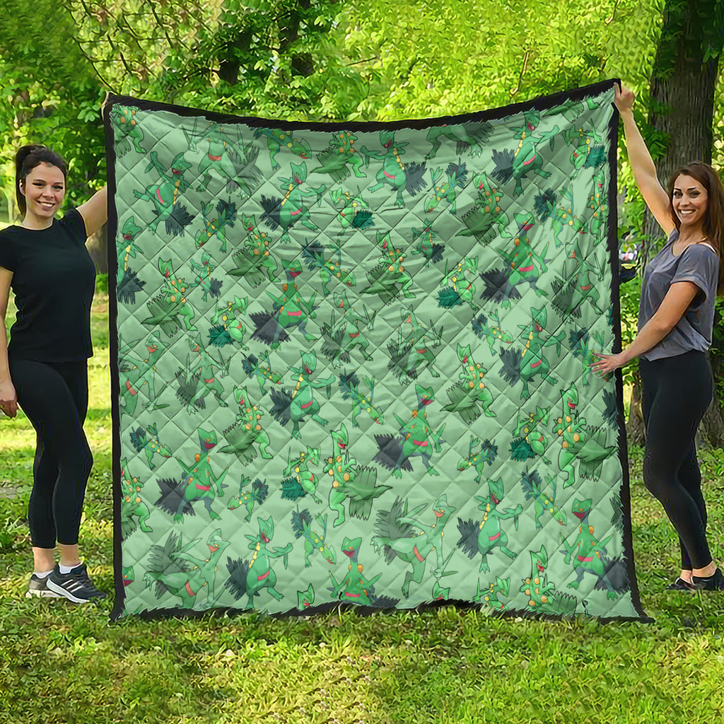 Sceptile Pattern Style Quilt