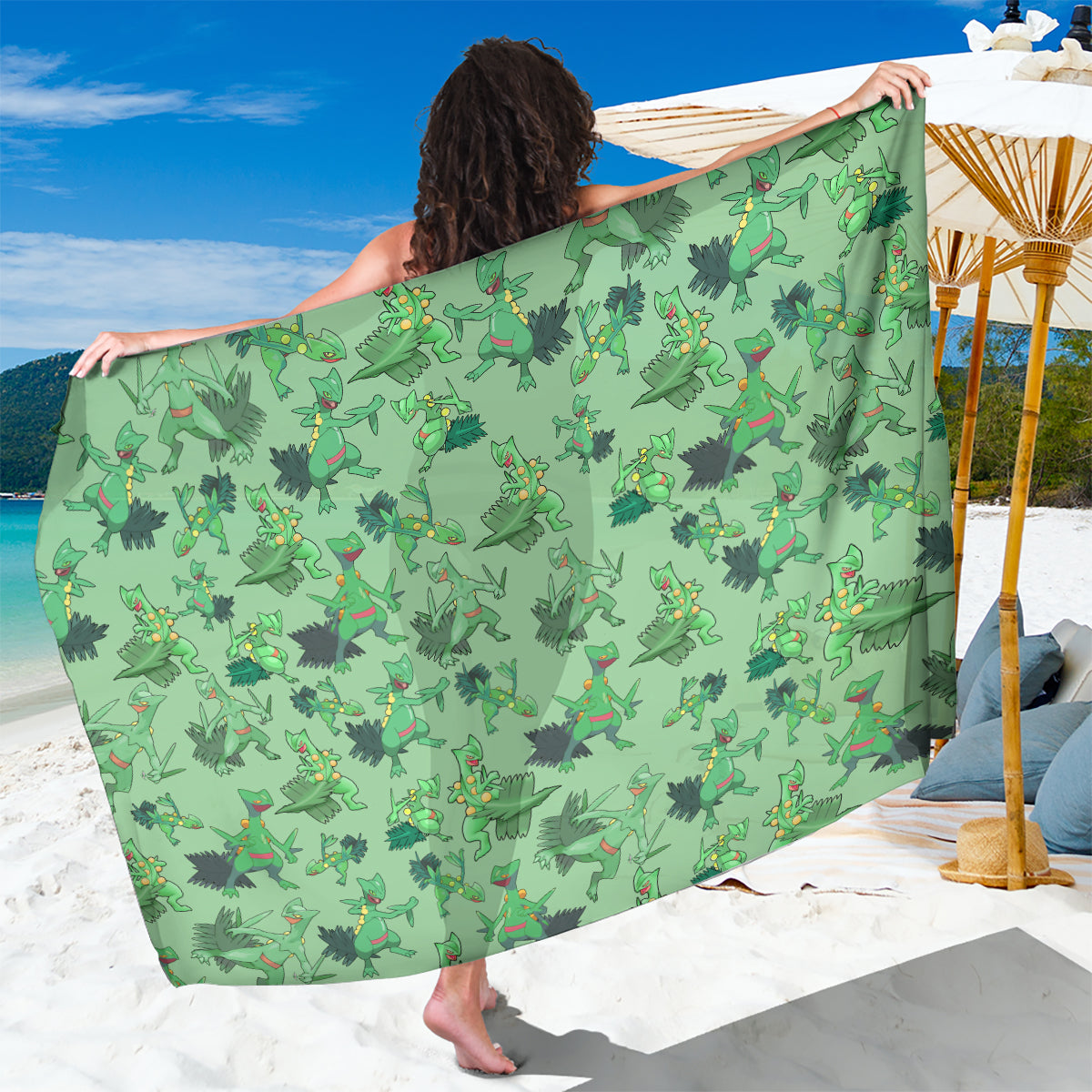 Sceptile Pattern Style Sarong