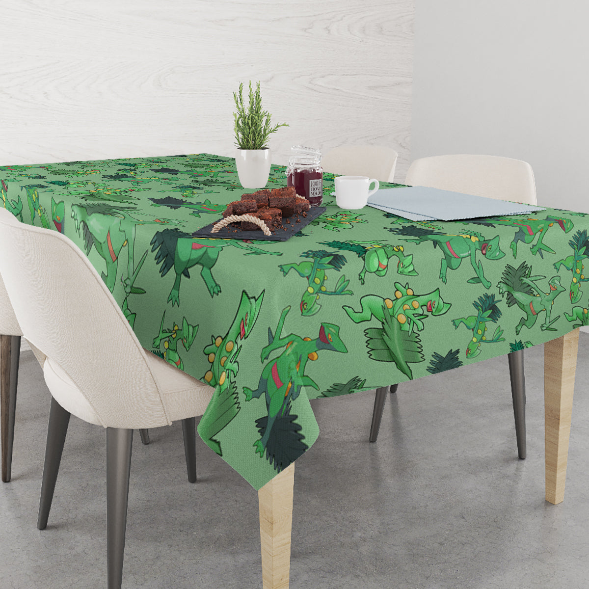 Sceptile Pattern Style Tablecloth