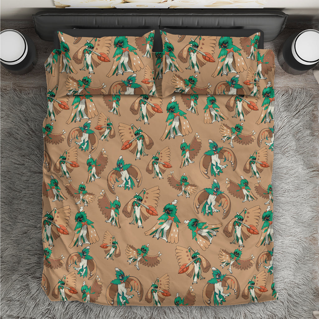Decidueye Pattern Style Bedding Set