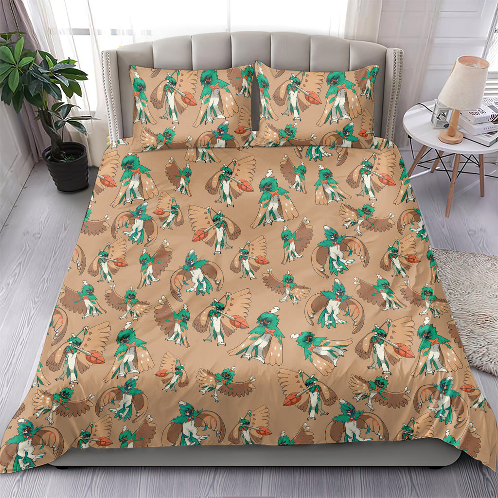 Decidueye Pattern Style Bedding Set