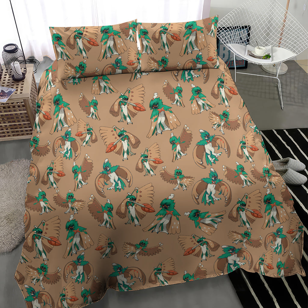 Decidueye Pattern Style Bedding Set