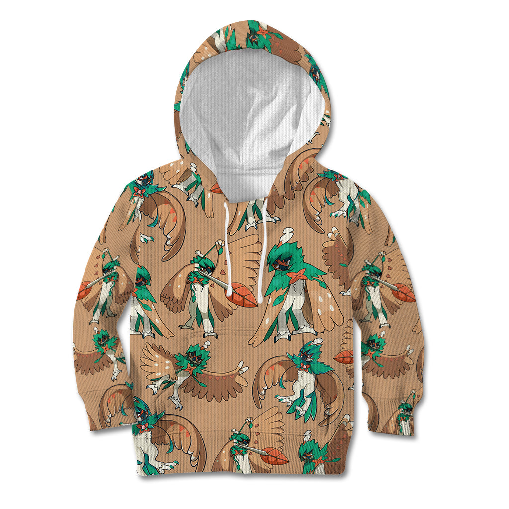 Decidueye Pattern Style Kid Hoodie