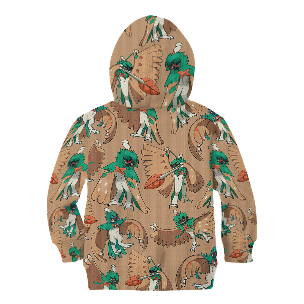 Decidueye Pattern Style Kid Hoodie