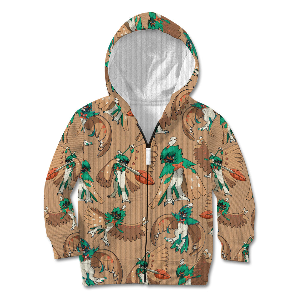 Decidueye Pattern Style Kid Hoodie