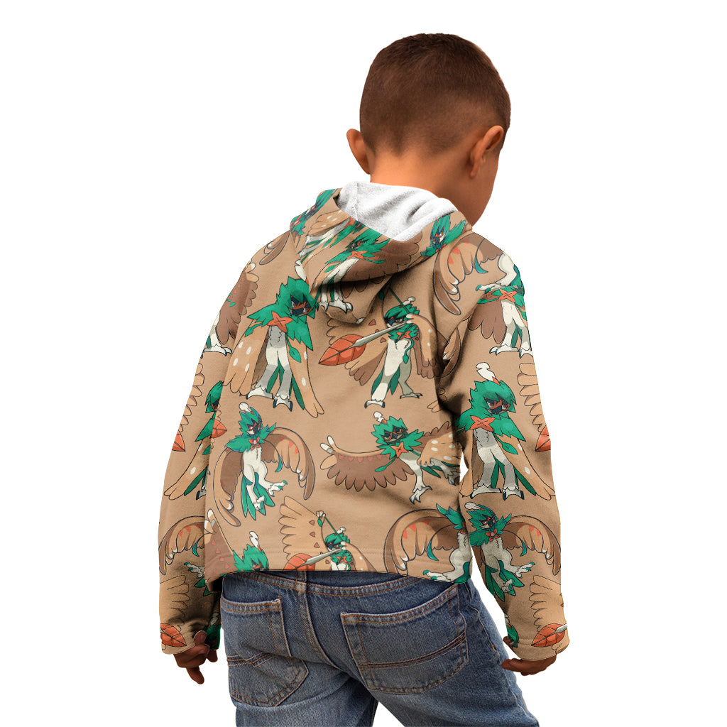 Decidueye Pattern Style Kid Hoodie