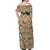 Decidueye Pattern Style Off Shoulder Maxi Dress