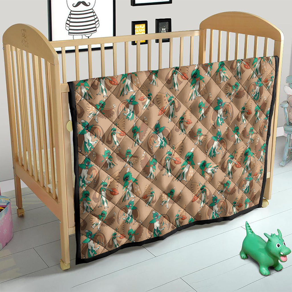 Decidueye Pattern Style Quilt