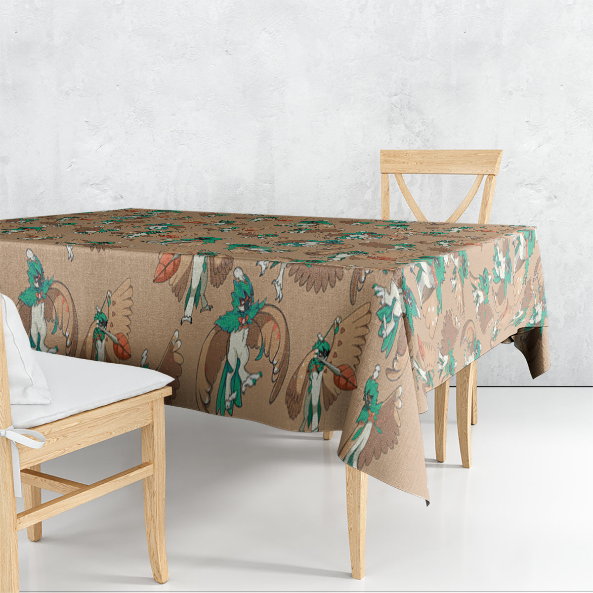 Decidueye Pattern Style Tablecloth