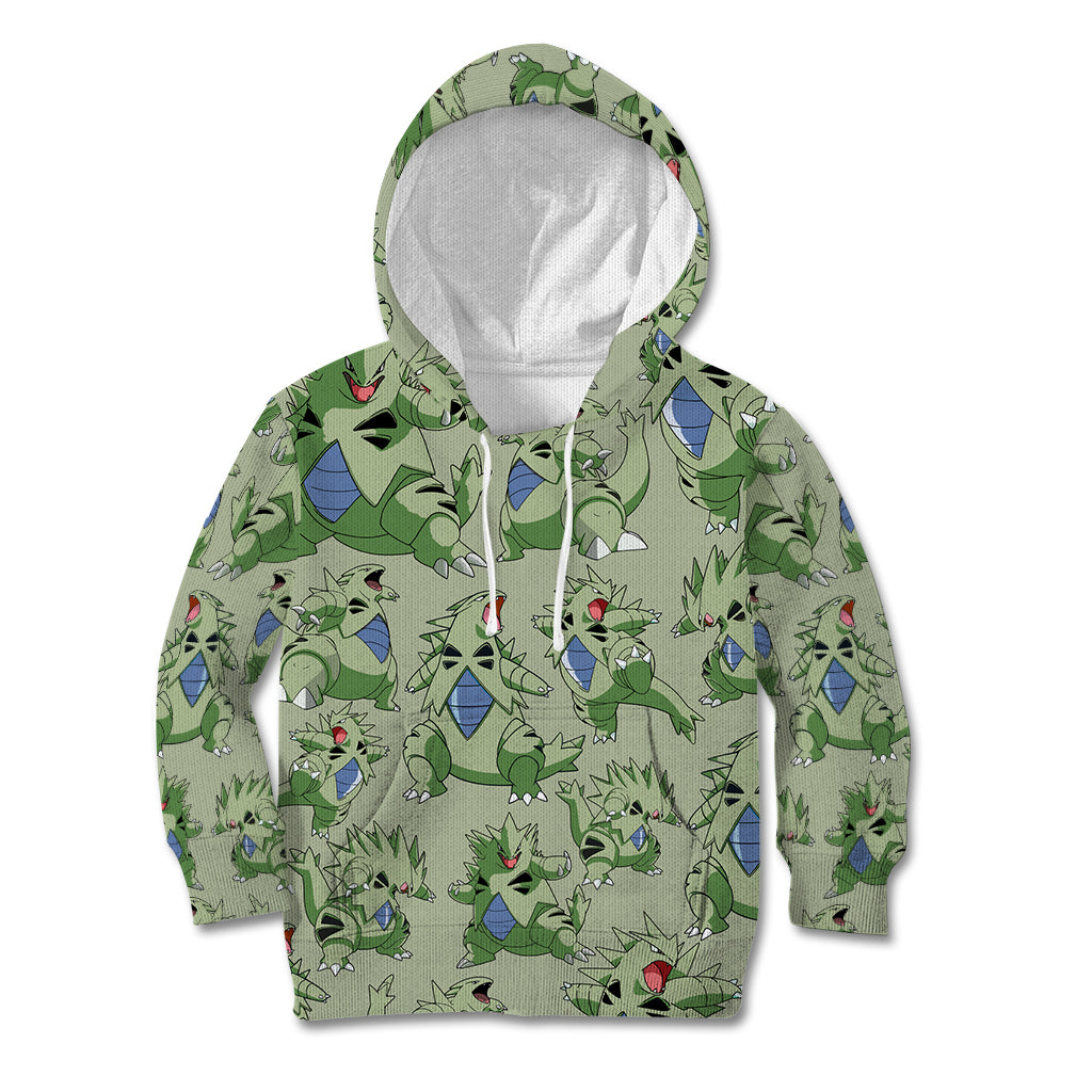 Tyranitar Pattern Style Kid Hoodie