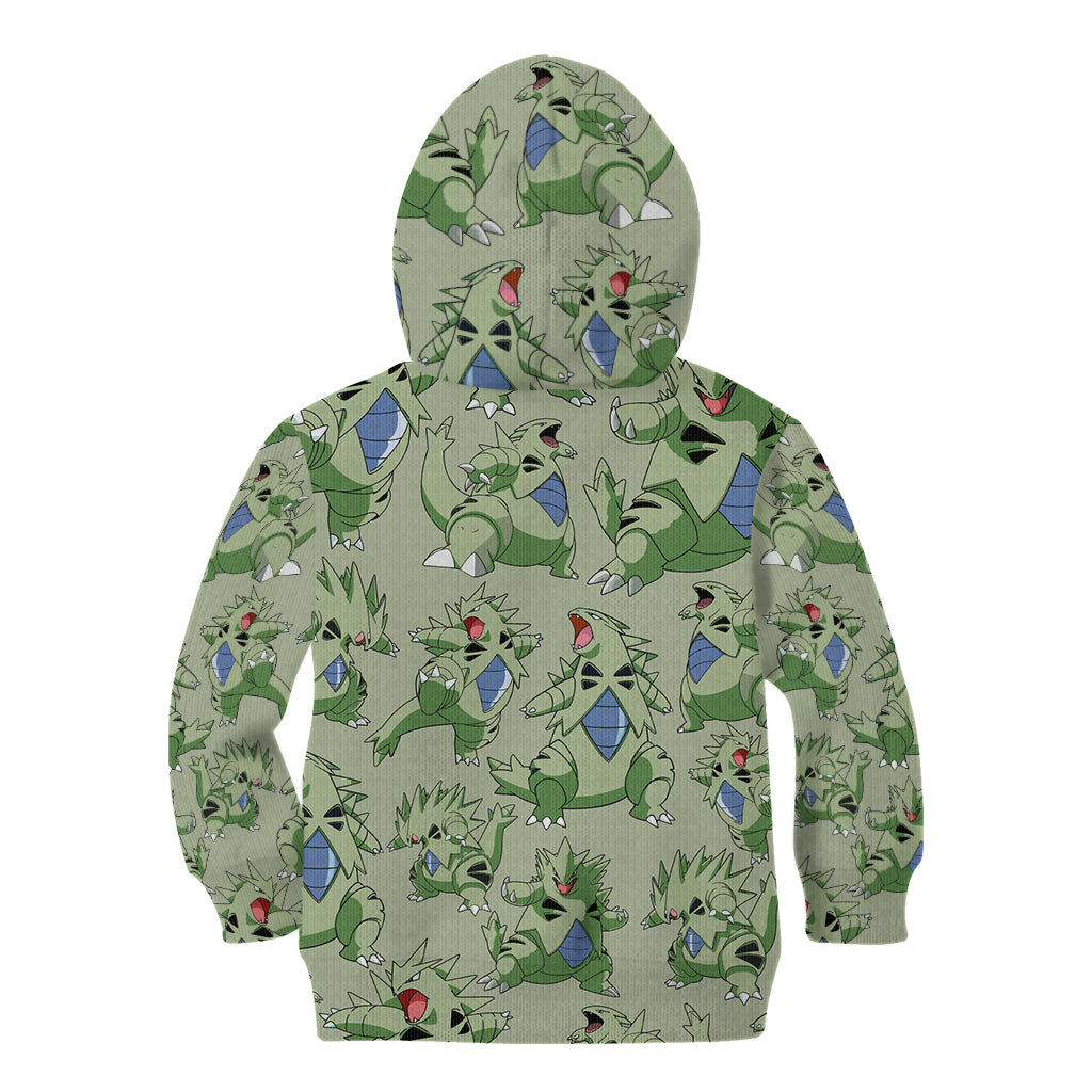 Tyranitar Pattern Style Kid Hoodie