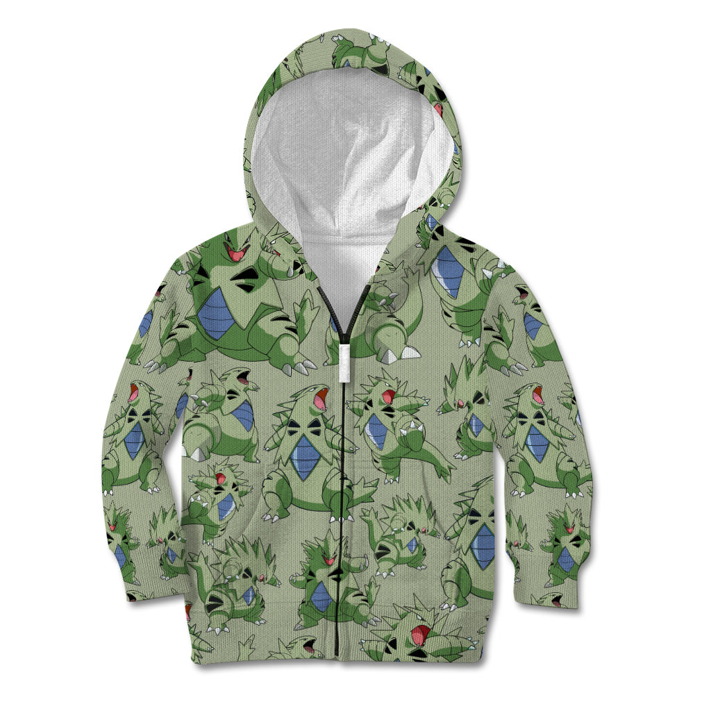 Tyranitar Pattern Style Kid Hoodie