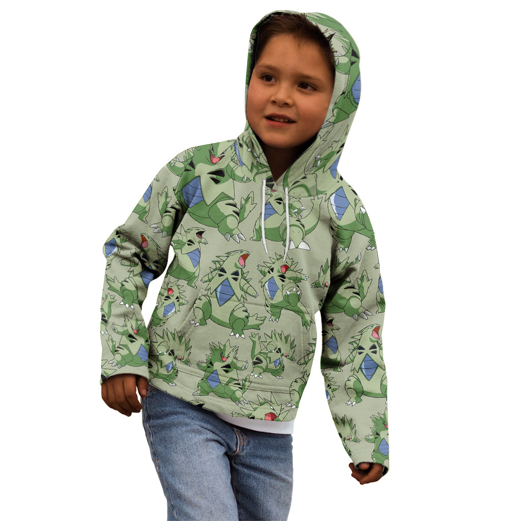 Tyranitar Pattern Style Kid Hoodie