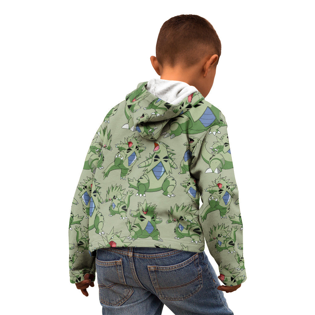 Tyranitar Pattern Style Kid Hoodie