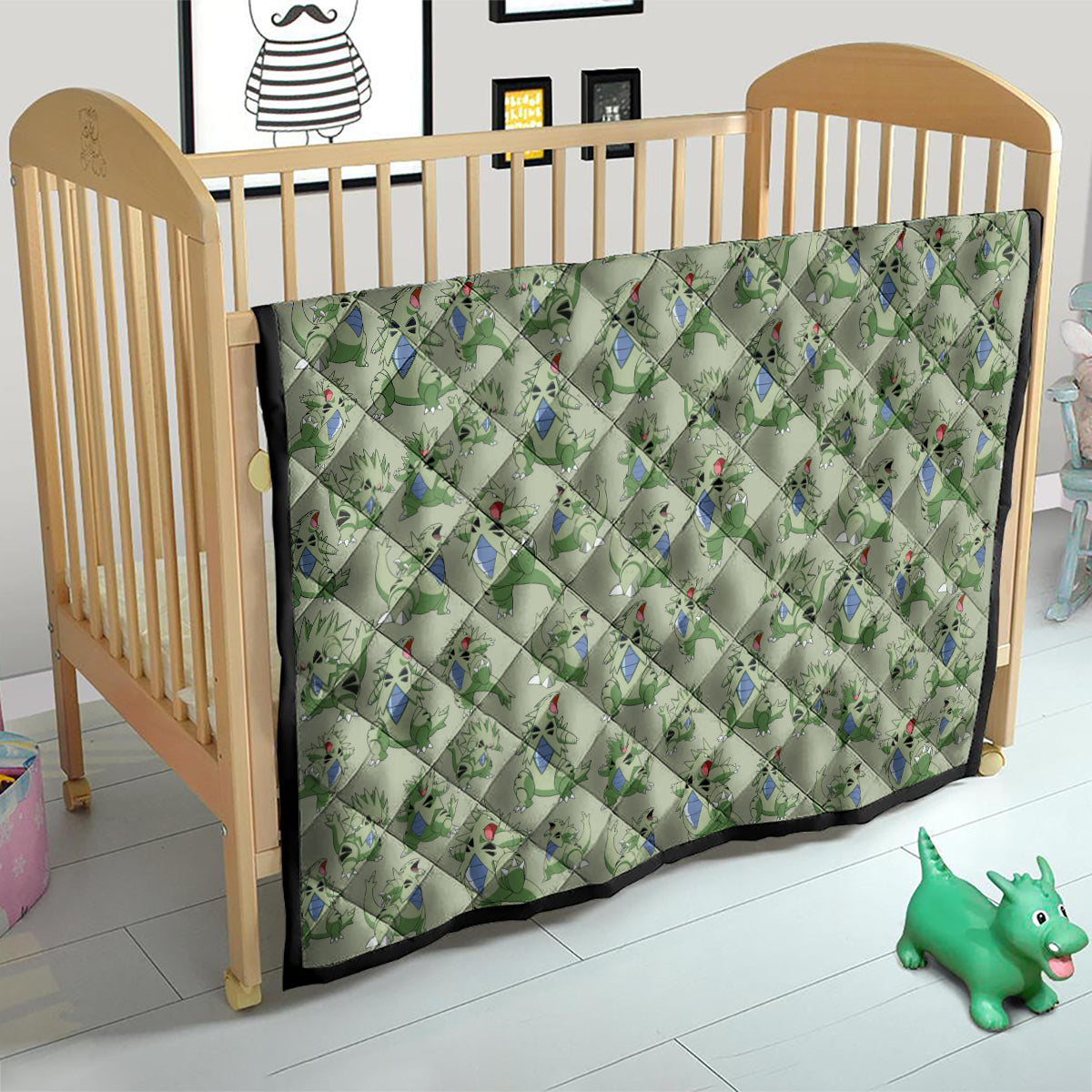 Tyranitar Pattern Style Quilt