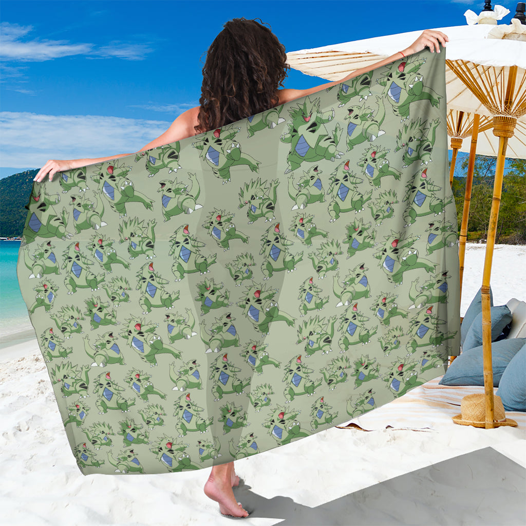 Tyranitar Pattern Style Sarong