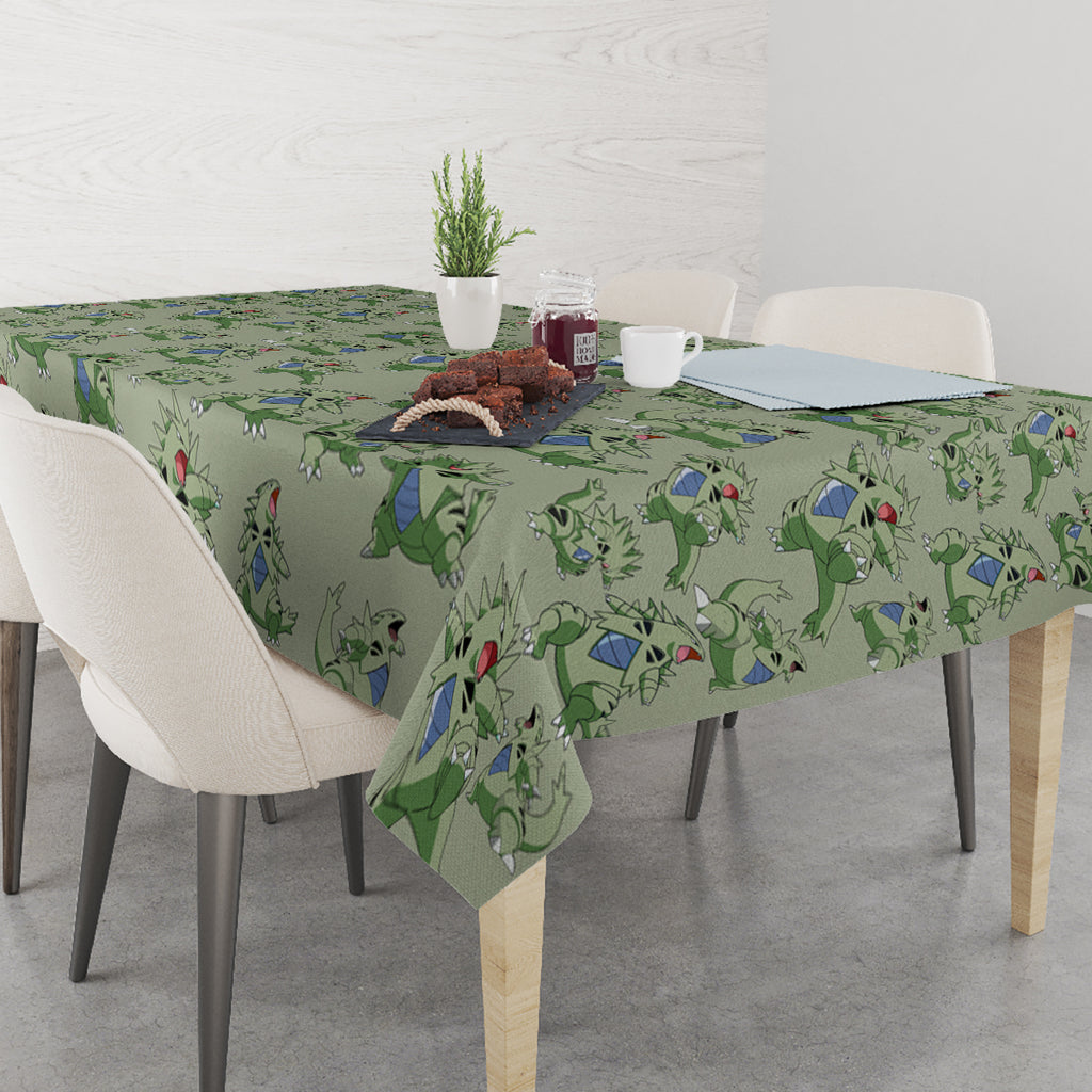 Tyranitar Pattern Style Tablecloth