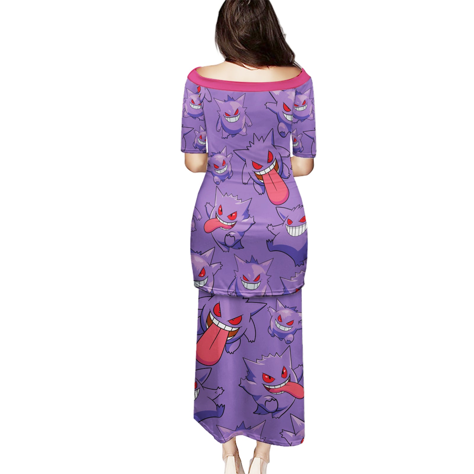 Gengar Clothes Pattern Style Puletasi