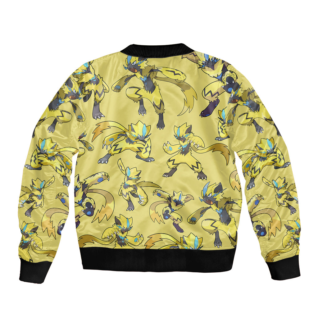 Zeraora Pattern Style Bomber Jacket