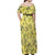Zeraora Pattern Style Off Shoulder Maxi Dress
