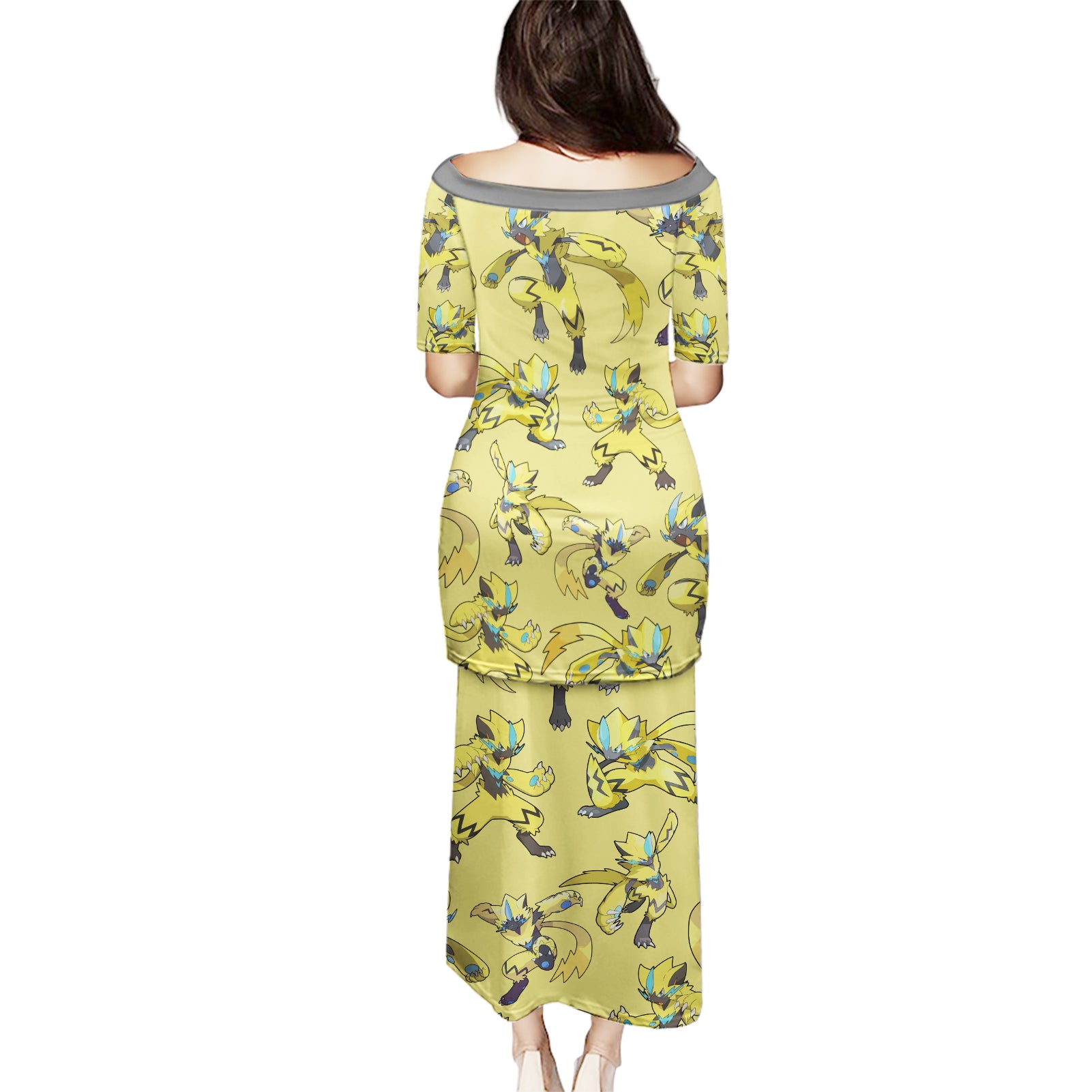 Zeraora Pattern Style Puletasi