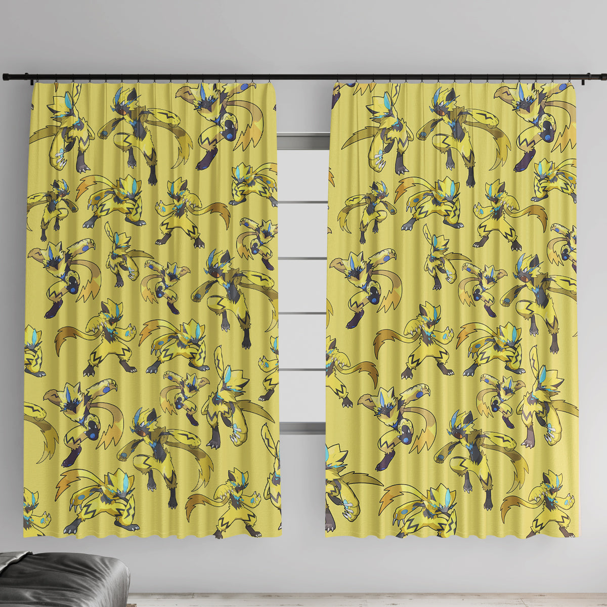 Zeraora Pattern Style Window Curtain