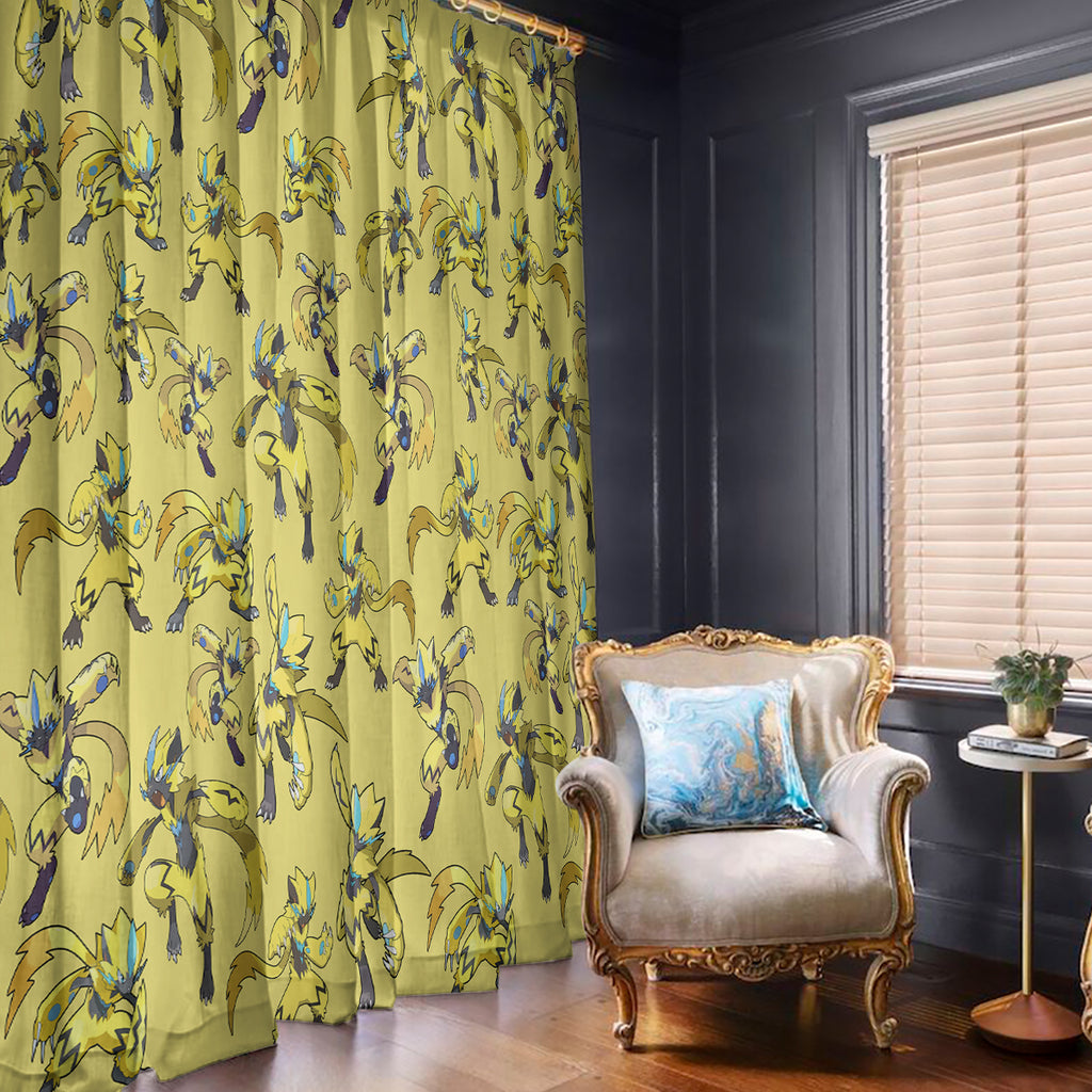 Zeraora Pattern Style Window Curtain