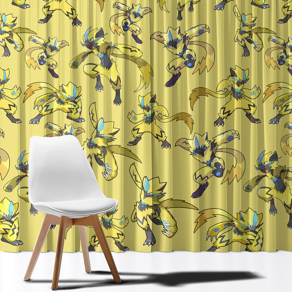 Zeraora Pattern Style Window Curtain