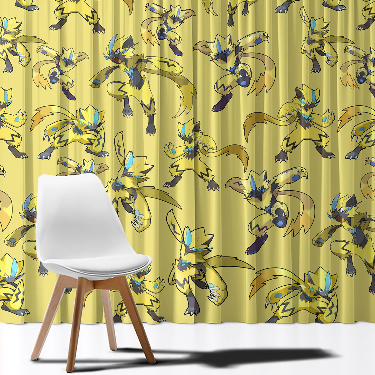Zeraora Pattern Style Window Curtain