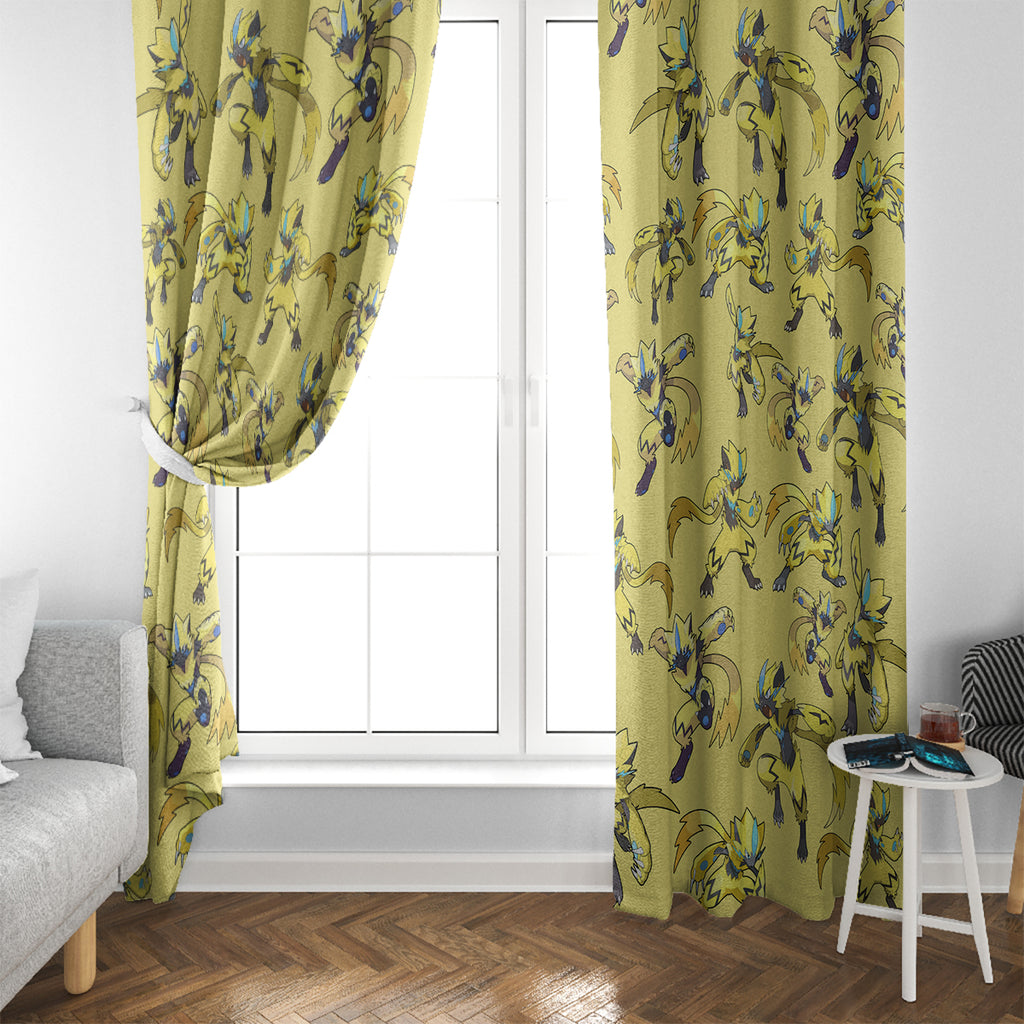 Zeraora Pattern Style Window Curtain