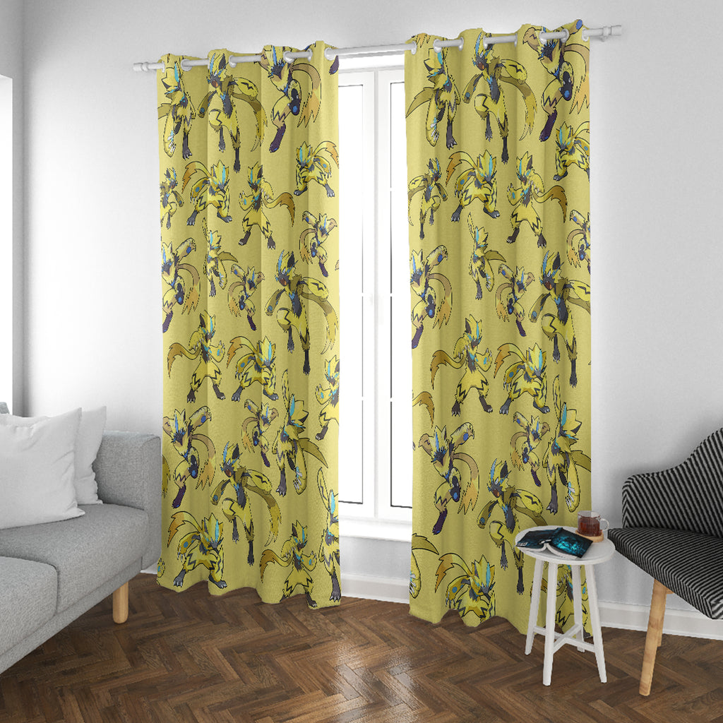 Zeraora Pattern Style Window Curtain