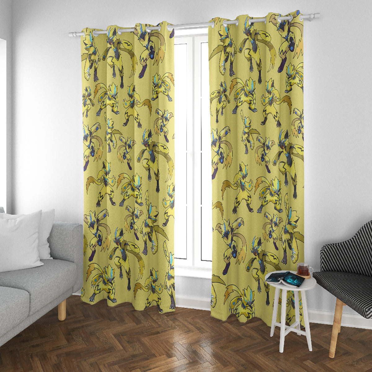 Zeraora Pattern Style Window Curtain