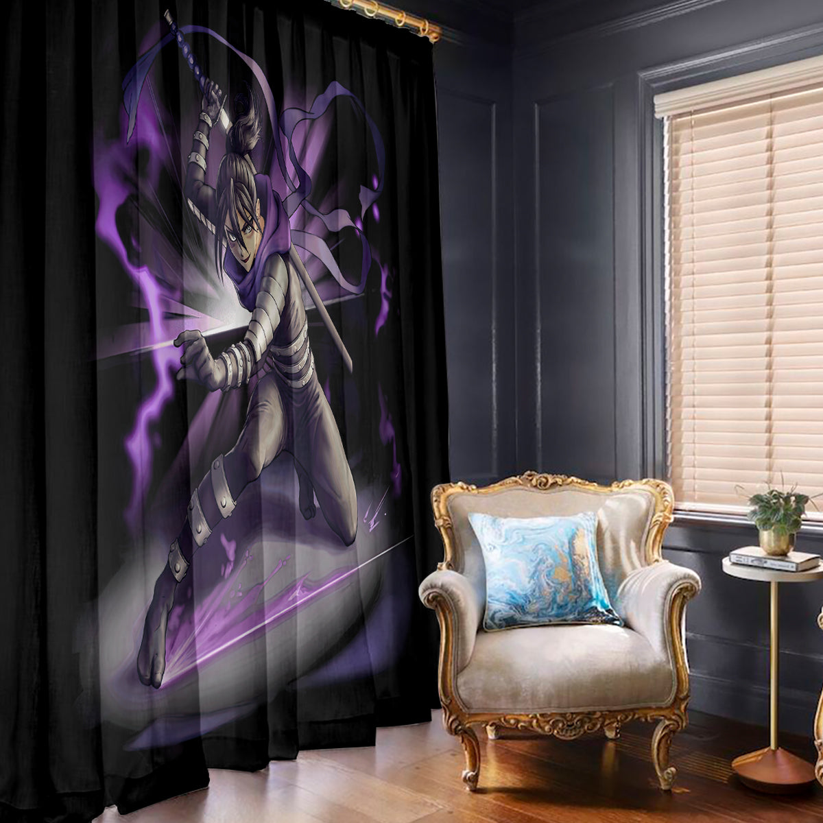 Sonic - One Puch Man Window Curtain