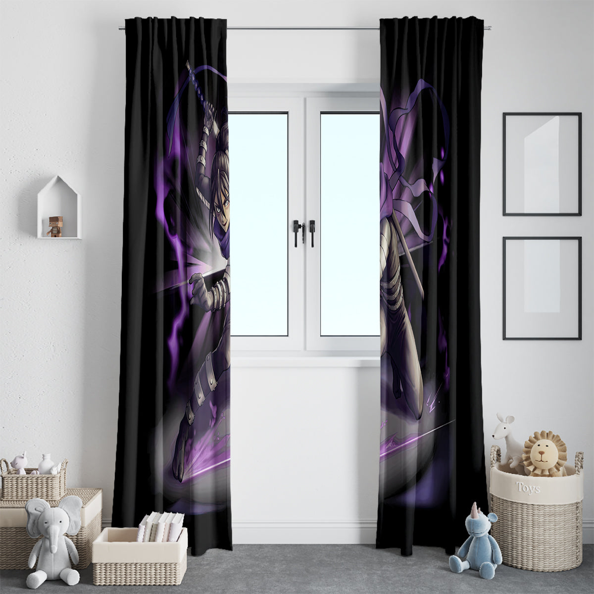 Sonic - One Puch Man Window Curtain