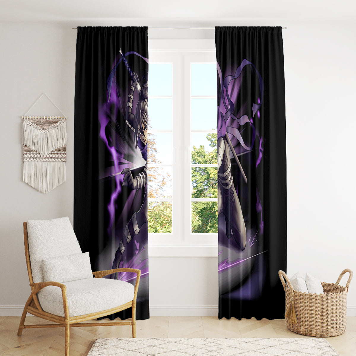 Sonic - One Puch Man Window Curtain