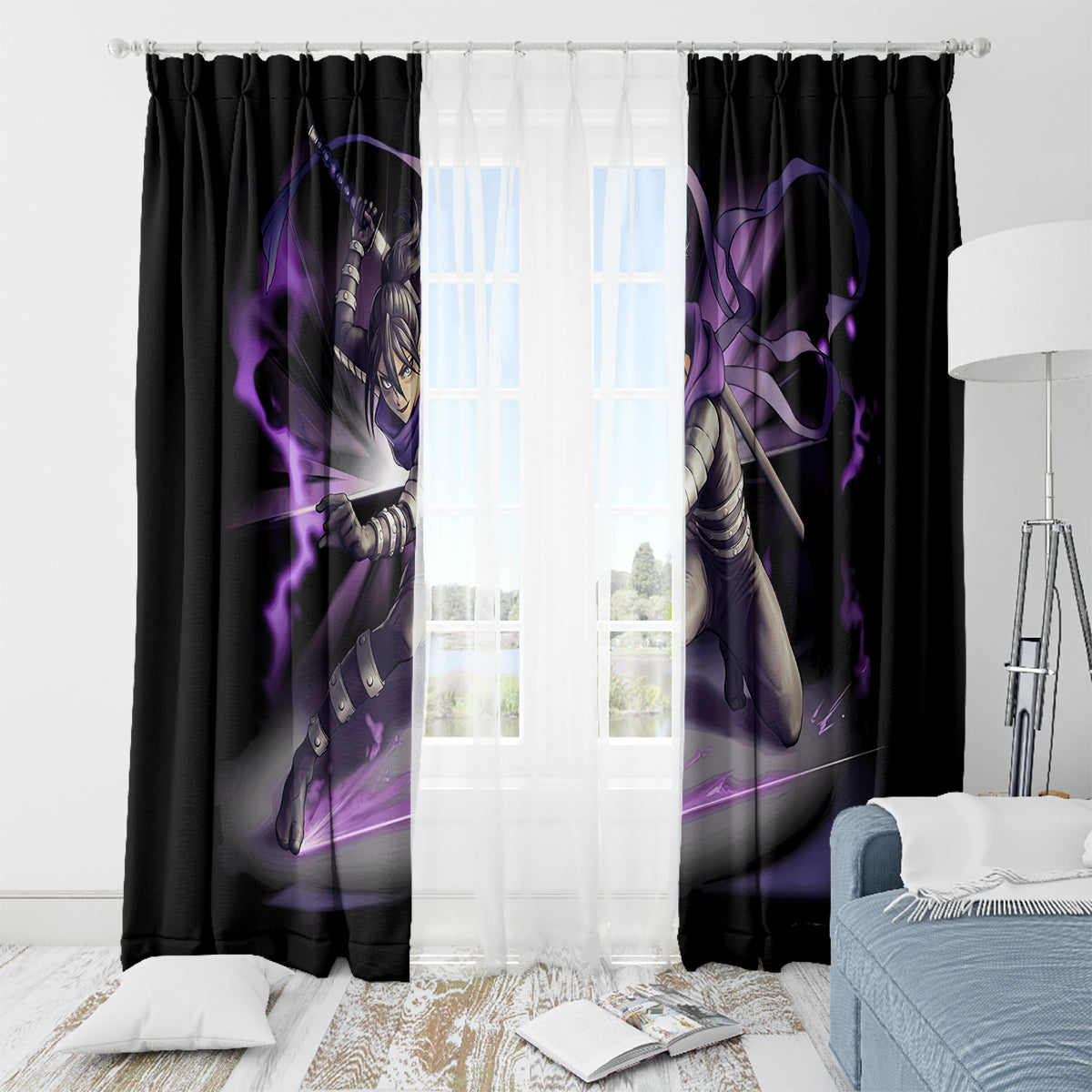 Sonic - One Puch Man Window Curtain