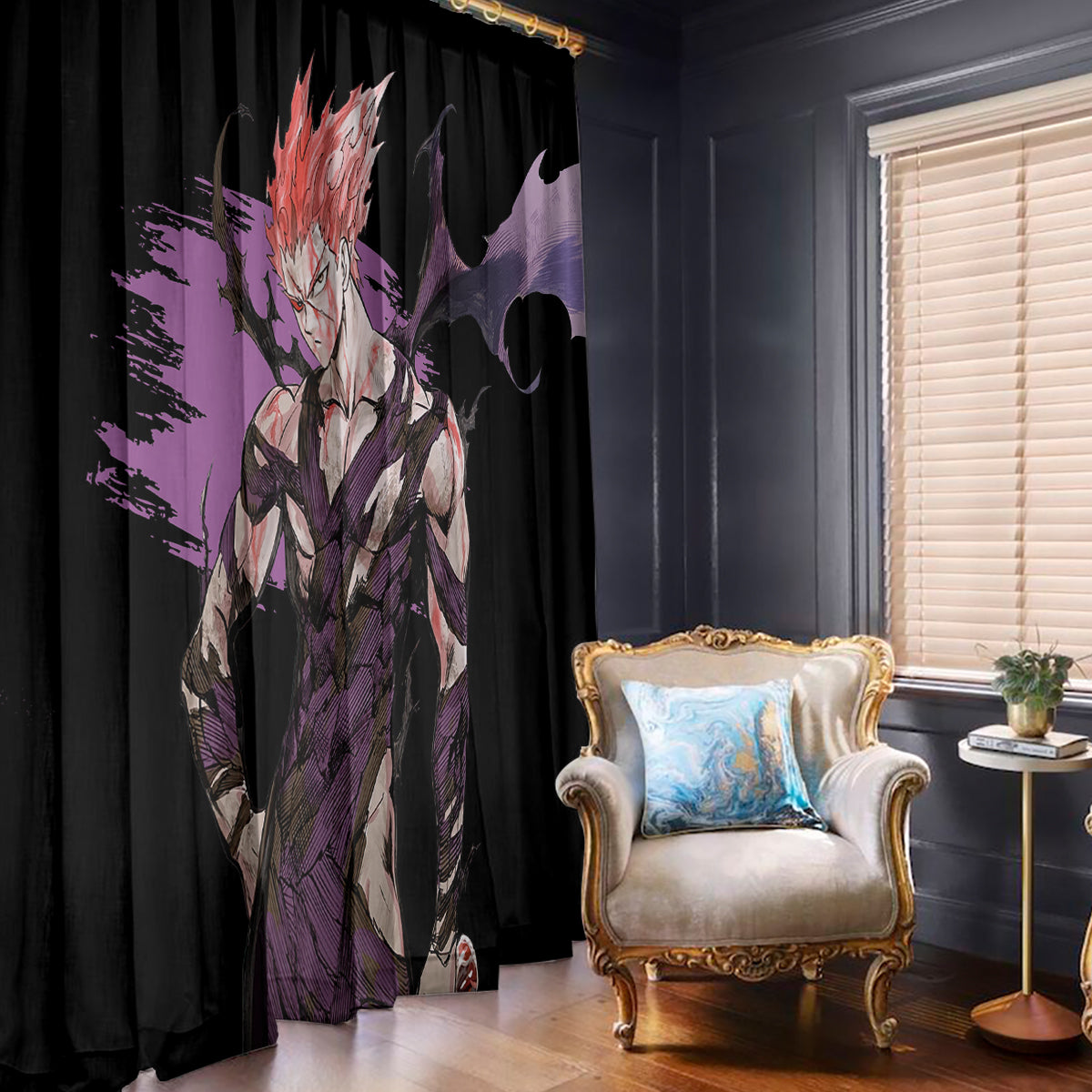 Garou - Anime OPM Window Curtain