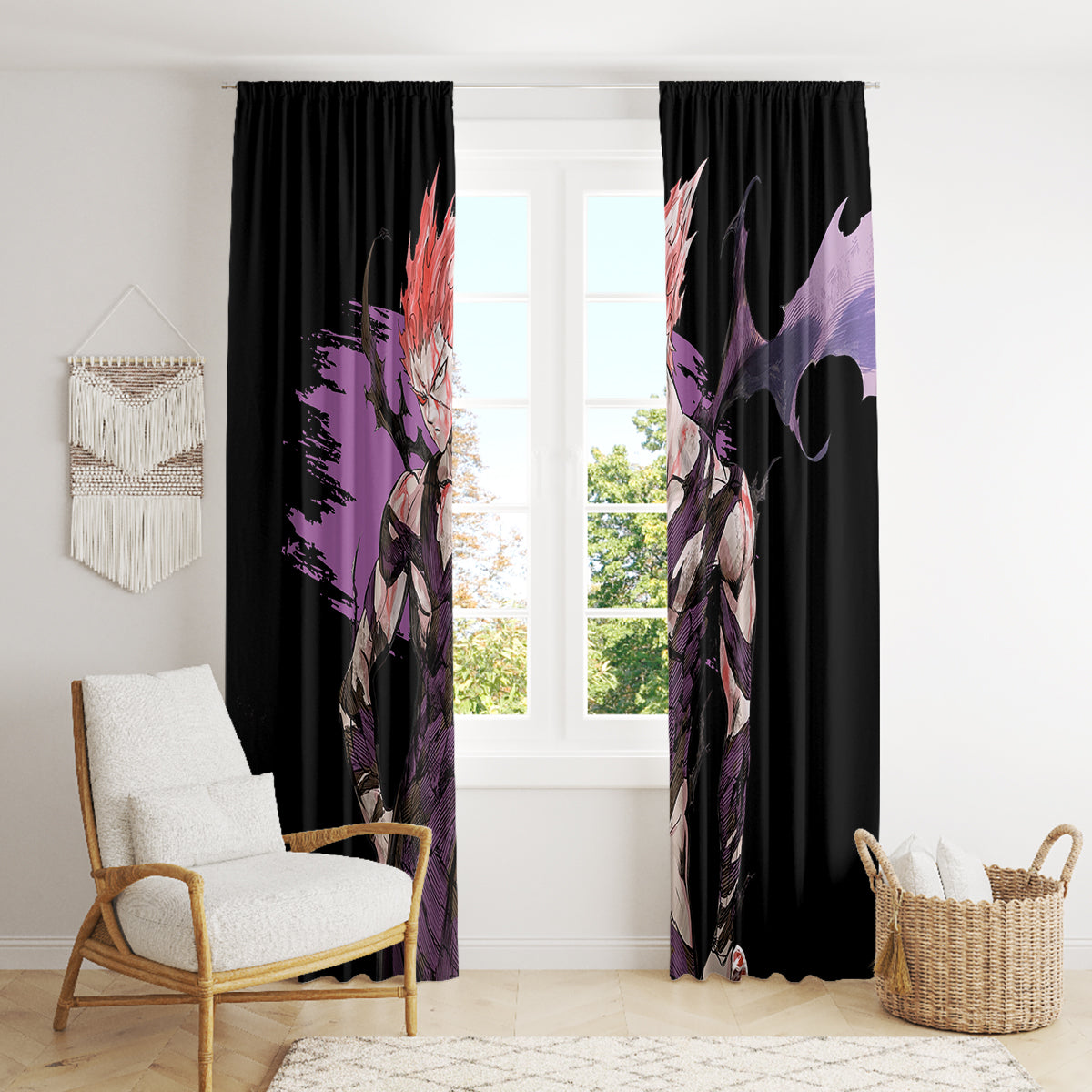 Garou - Anime OPM Window Curtain