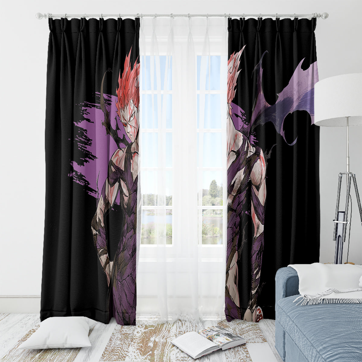 Garou - Anime OPM Window Curtain