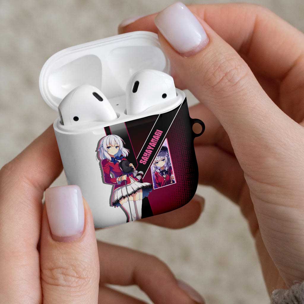 Arisu Sakayanagi AirPods Case Refined High-Class Anime Style