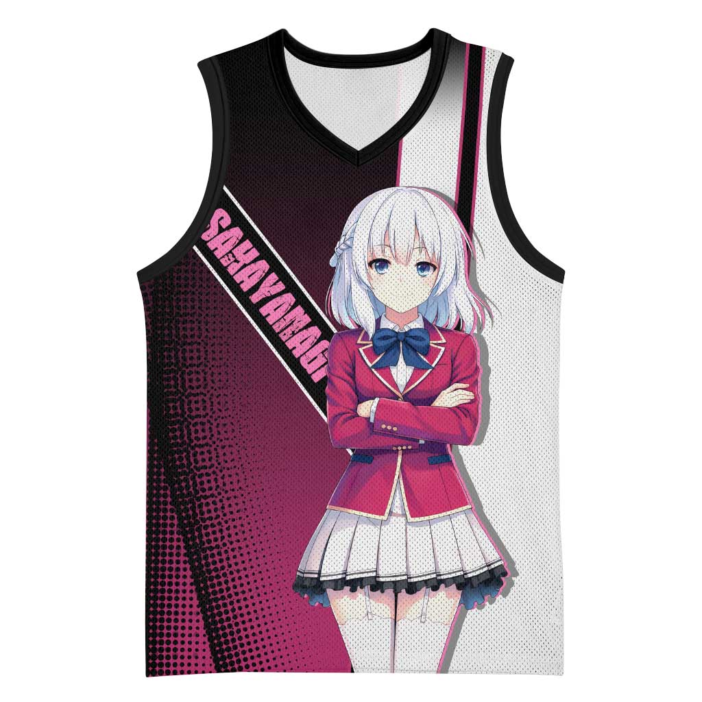 Arisu Sakayanagi Basketball Jersey Refined High-Class Anime Style
