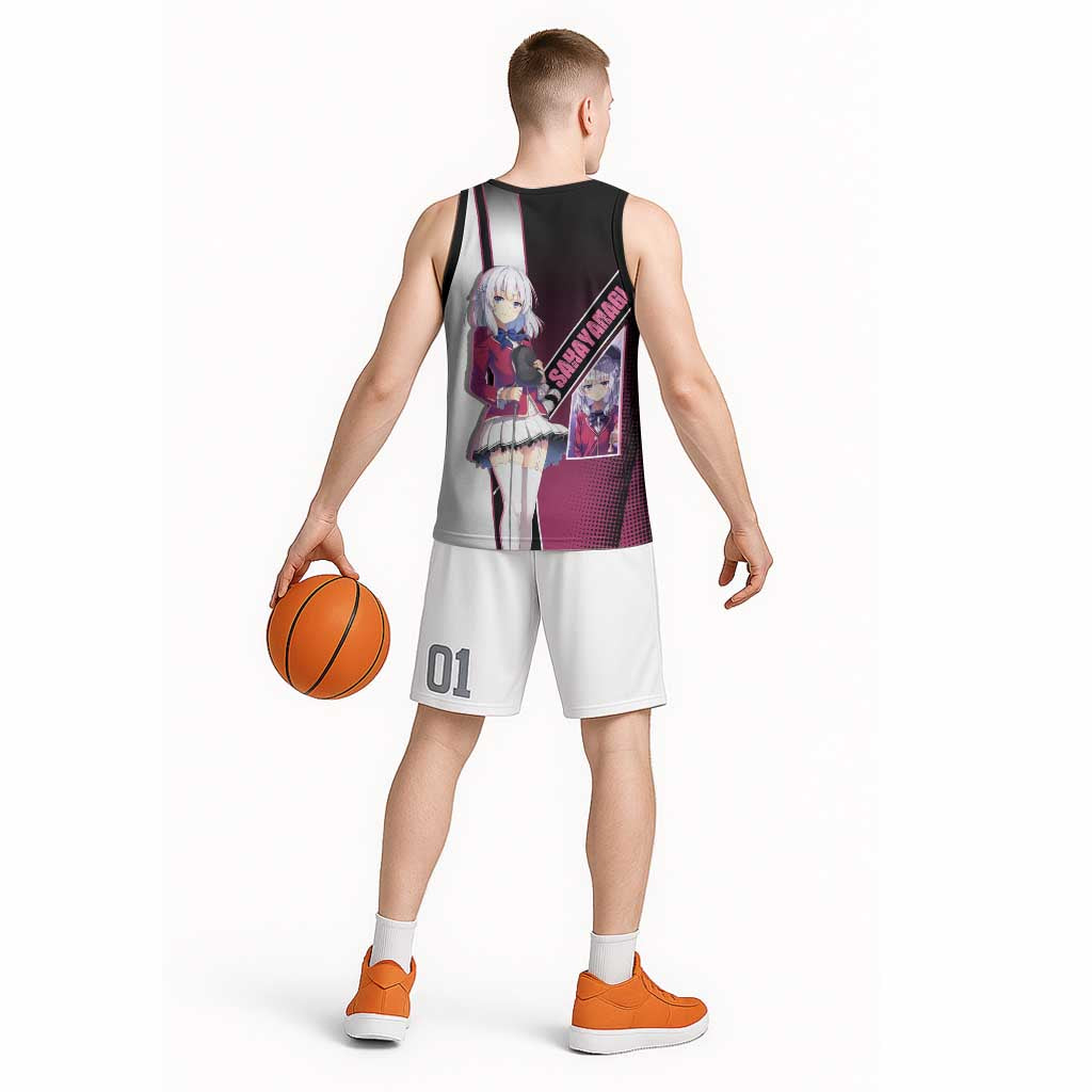 Arisu Sakayanagi Basketball Jersey Refined High-Class Anime Style