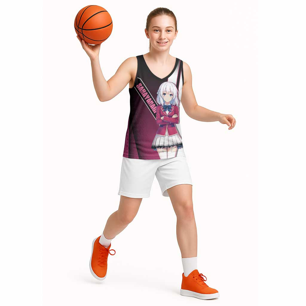 Arisu Sakayanagi Basketball Jersey Refined High-Class Anime Style