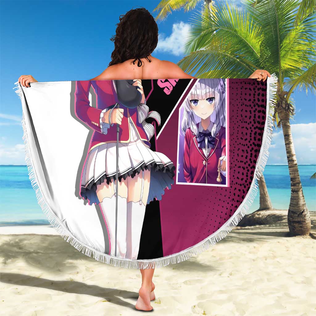 Arisu Sakayanagi Beach Blanket Refined High-Class Anime Style