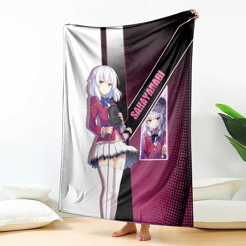 Arisu Sakayanagi Blanket Refined High-Class Anime Style